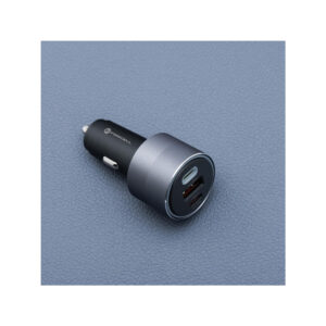 ŁADOWARKA SAMOCHODOWA Forcell F-Energy Alu 85 W 2x USB-C 1x USB-A PD 3.0 QC 4.0 SZARA