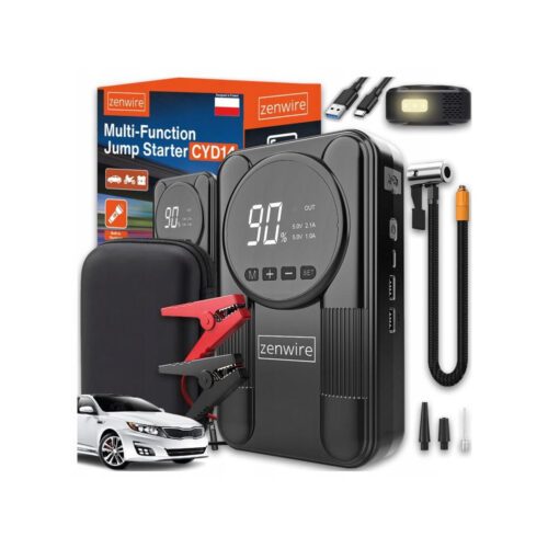 Booster Powerbank Jump Starter Kompresor Samochodowy Zenwire CYD14
