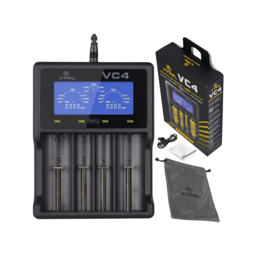 Ładowarka do akumulatorów cylindrycznych Li-ion / Ni-MH AA / AAA / 18650 Xtar VC4