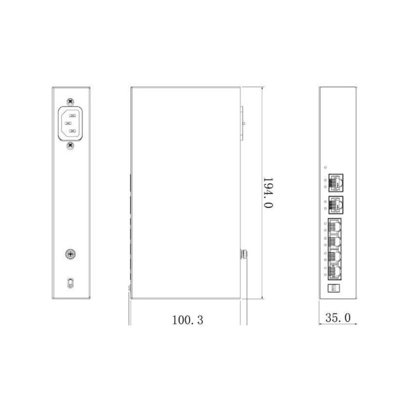 SWITCH DAHUA PFS3006-4ET-36