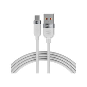 Kabel USB-A / USB-C Voltage Silicone 66W PD 100cm biały