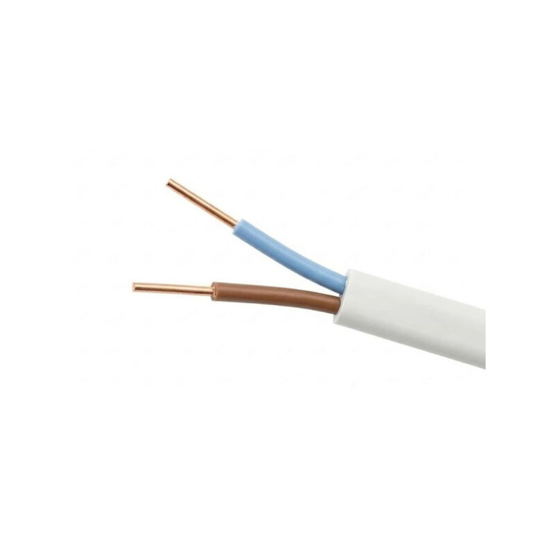 Przewód elektryczny drut płaski YDYp 450/750V 2x1,5mm2 ELEKTROKABEL biały 100m