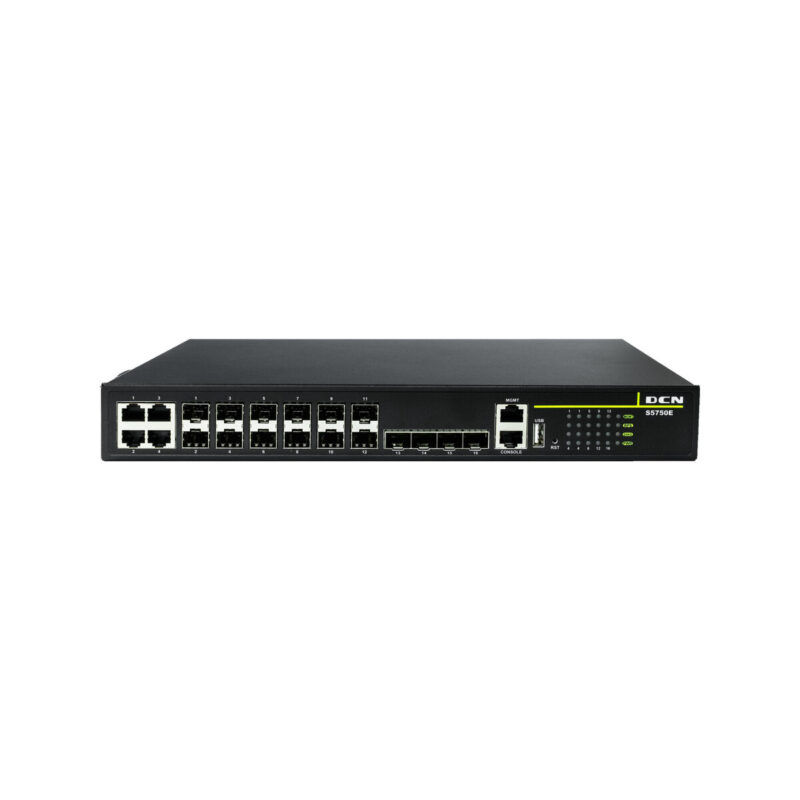 SWITCH DCN S5750E-16F-SI-D L3 Lite 8xSFP+/4xCombo/4x10G