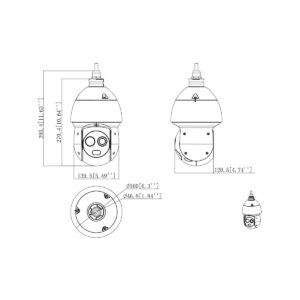 KAMERA TERMOWIZYJNA DAHUA TPC-SD2241-B3F4-S2