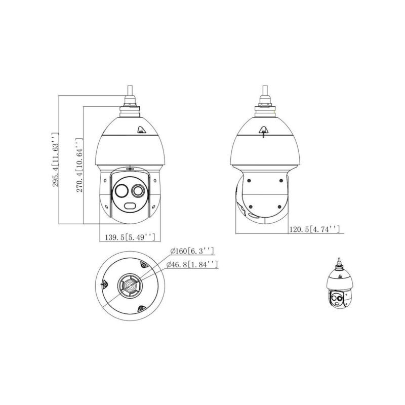 KAMERA TERMOWIZYJNA DAHUA TPC-SD2241-B3F4-S2