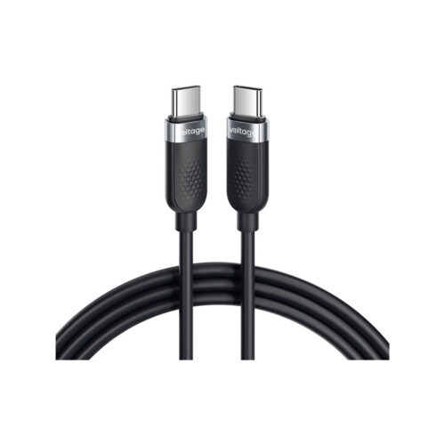 Kabel USB-C / USB-C Voltage Silicone 100W PD 100cm czarny