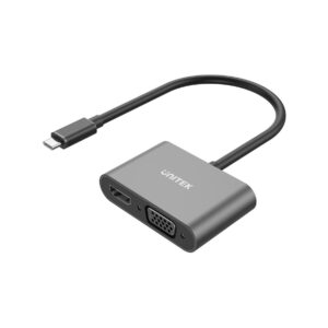 Unitek Adapter USB-C na HDMI 4K i VGA FullHD