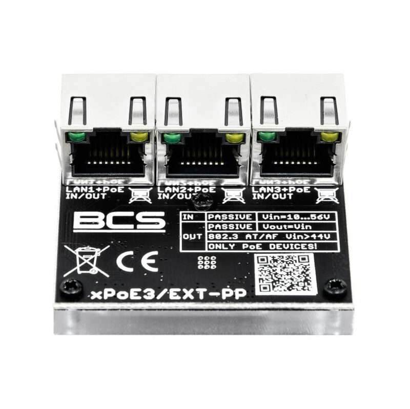 Switch POE BCS POWER BCS-xPoE3/EXT-PP