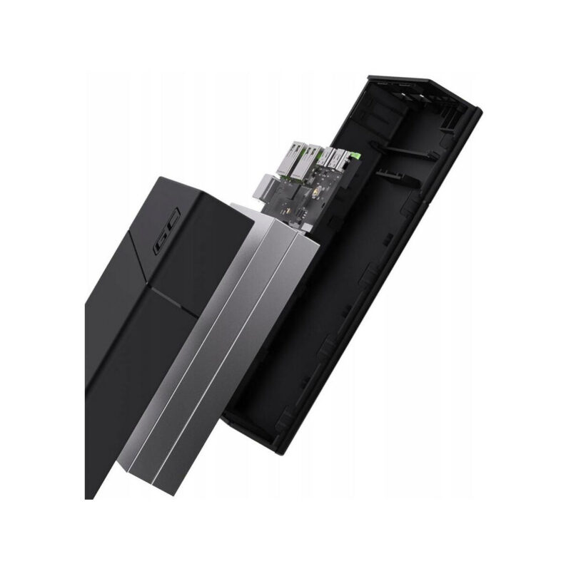 POWERBANK Green Cell PowerPlay20S 20000mAh PD 22,5W QC 3.0 3x USB-C CZARNY