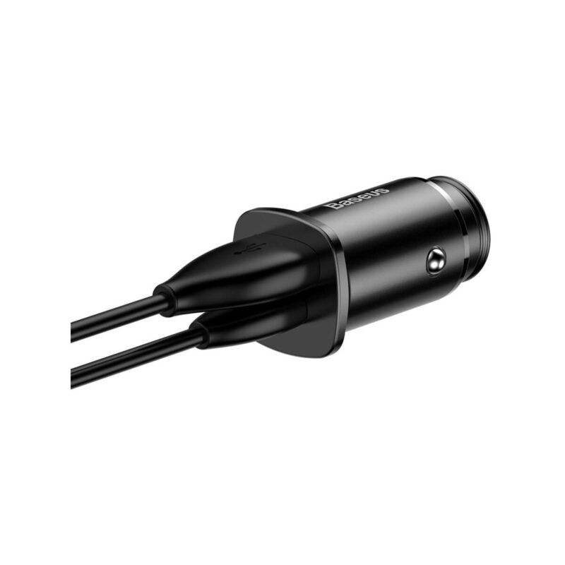 ŁADOWARKA SAMOCHODOWA Baseus Square CCALL-AS01 30W 5A 1x USB-A 1x USB-C QC 4.0+