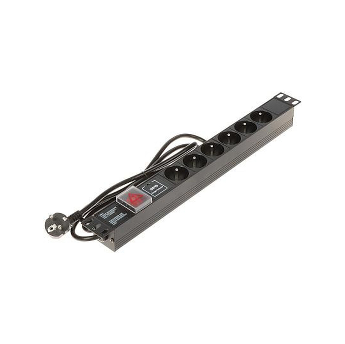 Listwa zasilająca 6 gniazd PD-6/R-SPD-1L