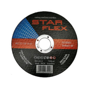 Tarcza tnąca Star Flex T41-125-1,0 WA60T-BF-INOX TCI1251022
