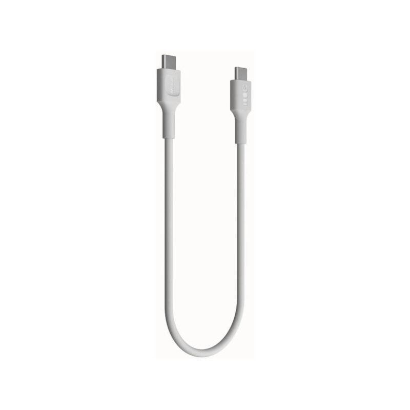 KABEL USB-C / USB-C Greencell PowerFlex 200cm PD 100W biały silikonowy