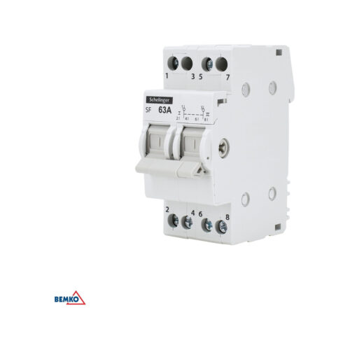 Modułowy przełącznik instalacyjny I-0-II 4P 63A