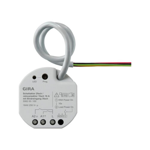 GIRA aktor przekaźnikowy/żaluzjowy 2x/1x 16 A PT KNX ONE 506200