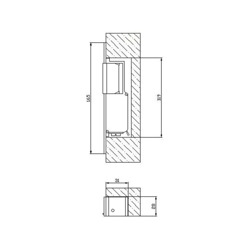 ZACZEP ELEKTRA R2 WĄSKI PRAWY