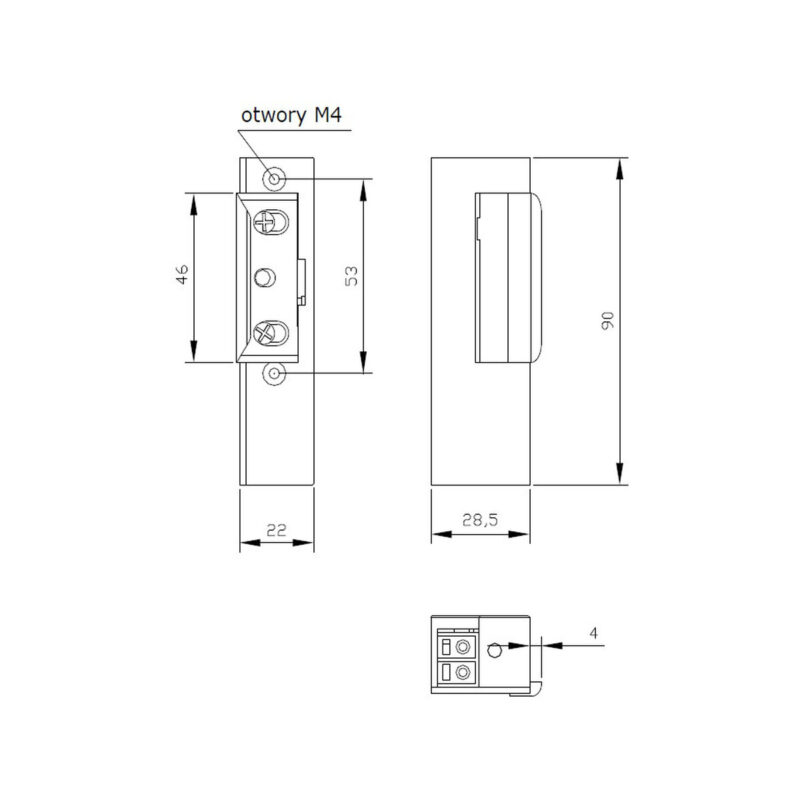 ZACZEP ELEKTRA R3 BEZ BLOKADY LEWY