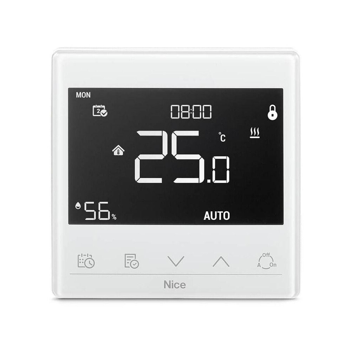 Warm-Control Water Heating Thermostat 868,4 Mhz Nice White