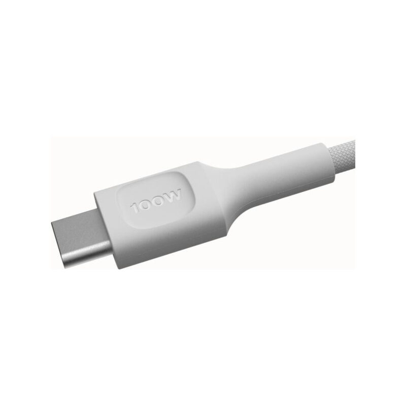 KABEL USB-C / USB-C Greencell PowerStream 120cm PD 100W biały w oplocie