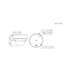 Kamera IP Dahua IPC-HDBW3649E-AS-IL-0360B