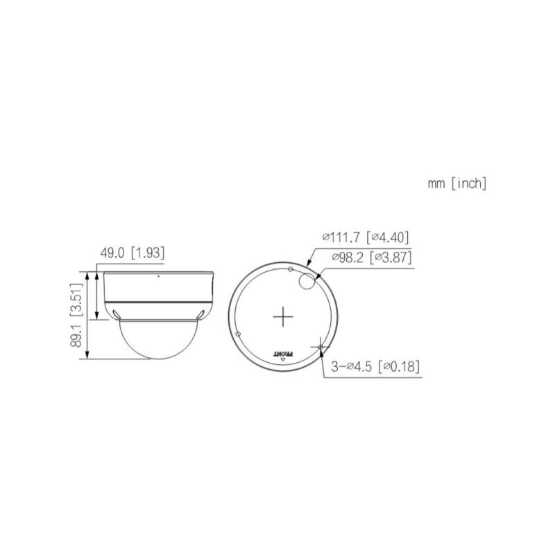 Kamera IP Dahua IPC-HDBW3649E-AS-IL-0360B