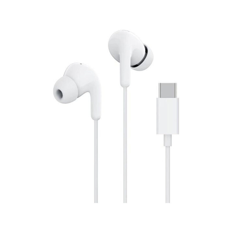 Słuchawki Xiaomi Type-C Earphones Białe z Mikrofonem HD