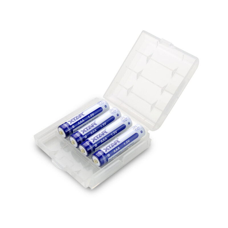 Akumulatorki R03 / AAA 1,5V Xtar 750mAh (box 4 szt.) z zabezpieczeniem