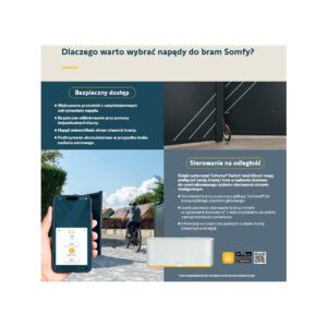 Zestaw Somfy Elixo 3S+ IO Comfort Pack do 600kg bram przesuwnych