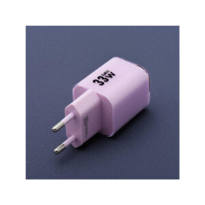 e70601cc471bcd2df76bdf5ffa5a3831_original ŁADOWARKA SIECIOWA Forcell F-Energy GaN III VT-41 33 W 1x USB-C 1x USB-A PD 3.0 QC 4.0 FIOLETOWA