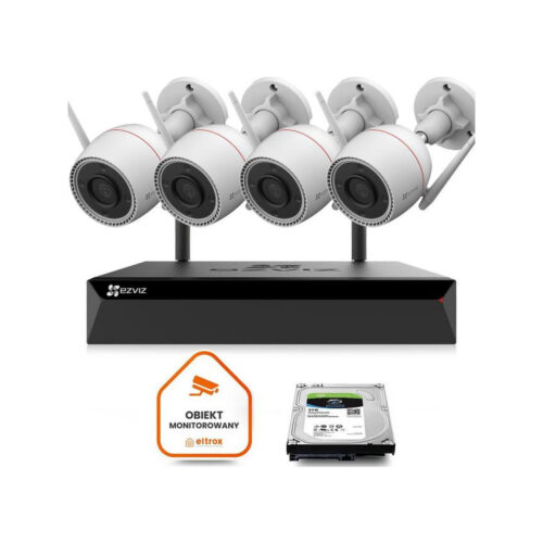 Zestaw do monitoringu Wi-Fi EZVIZ 4x H3c 2K+ 4MP