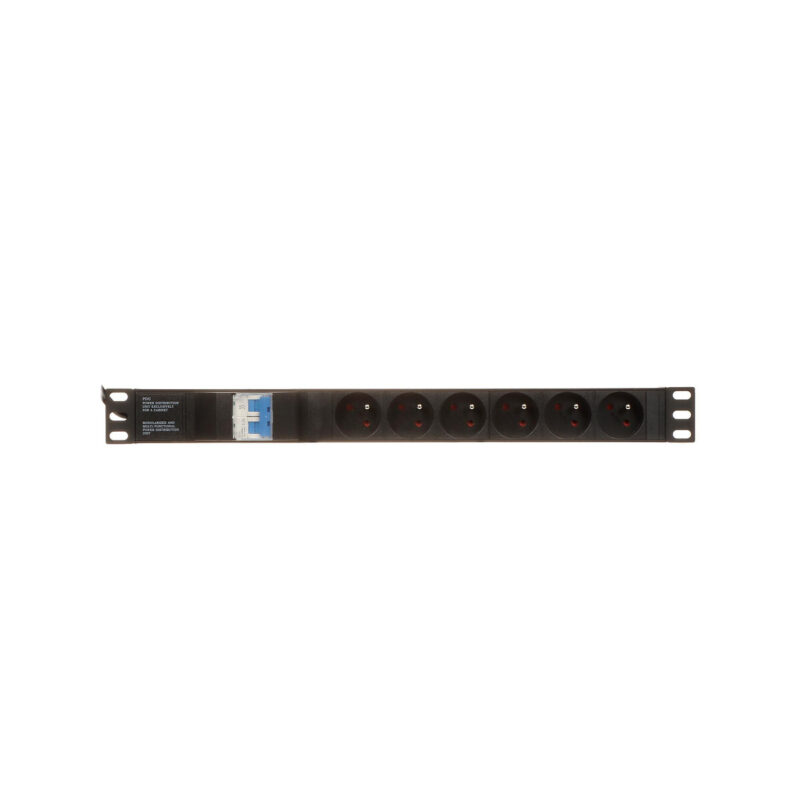 Listwa zasilająca 6 gniazd PD-6/R-2P