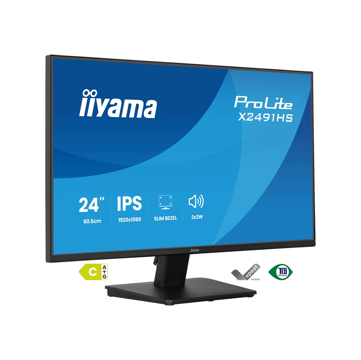 Monitor LED IIYAMA X2491HS-B1 HDMI DisplayPort IPS 120Hz 1ms głośniki