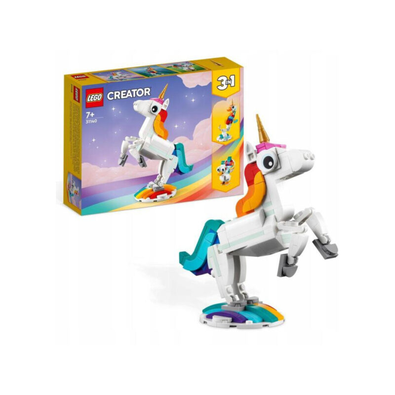 Klocki LEGO Creator 3w1 31140 - Magiczny jednorożec
