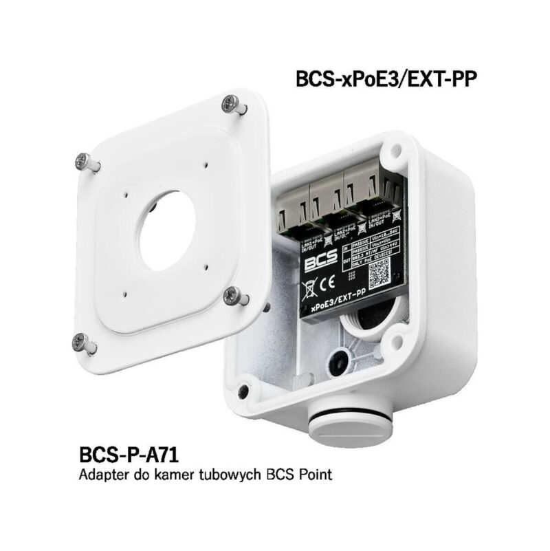 Switch POE BCS POWER BCS-xPoE3/EXT-PP