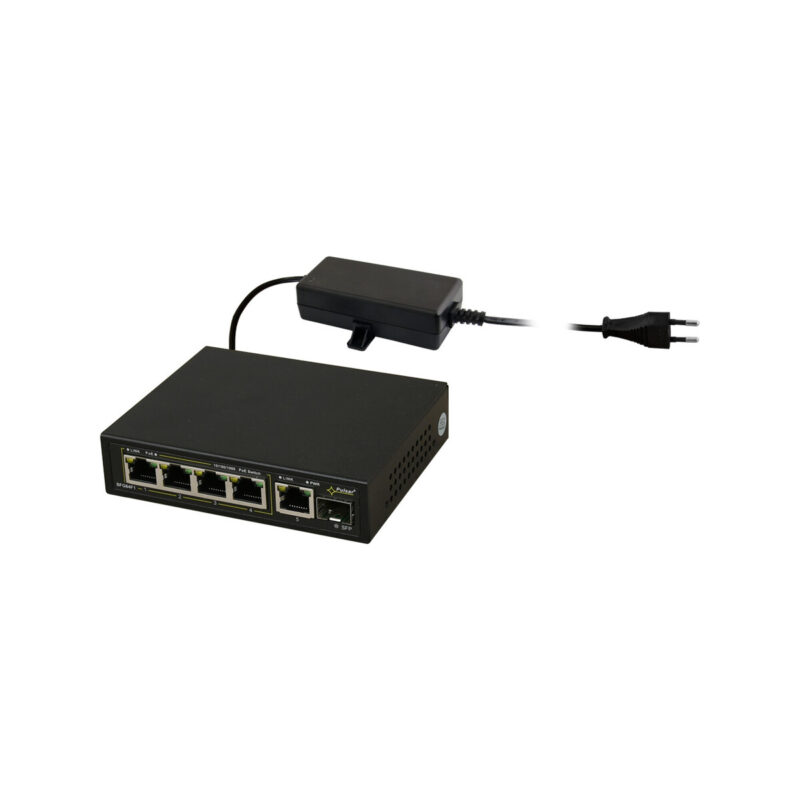 Switch 6-portowy PULSAR SFG64F1 do 4 kamer IP