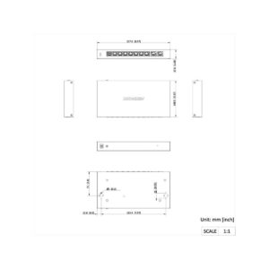 SWITCH POE HIKVISION DS-3E1510P-EI(O-STD) LinkVu