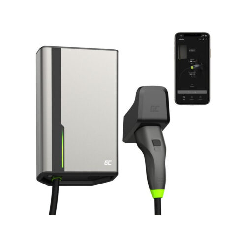 ŁADOWARKA EV Wallbox Green Cell HabuDen EVGC021A2275 22kW TYPE 2 7,5M GC App BT Wi-Fi