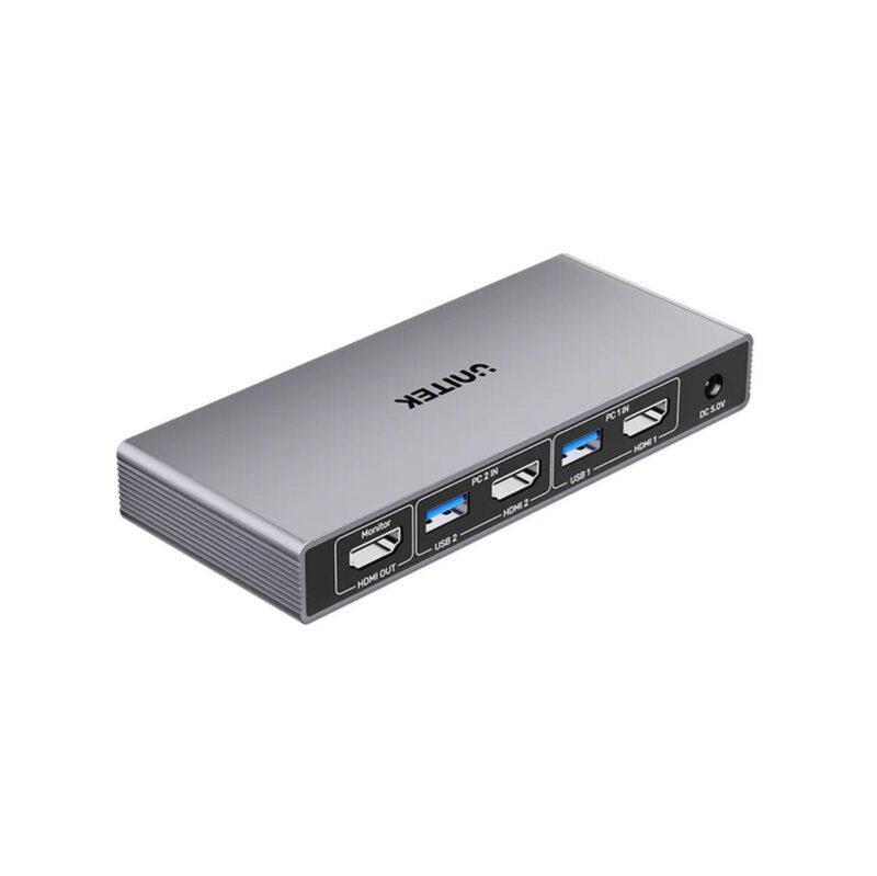 Unitek Przełącznik KVM 4K@60Hz USB 3.0 HDMI