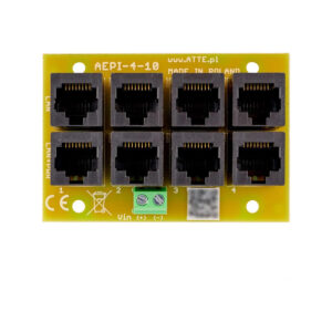 Adapter PoE PASSIVE 4 kanałowy 10/100 ATTE AEPI-4-10-OF