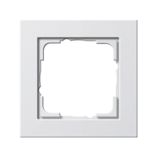 GIRA ramka poj. E2 czysty biały mat 021122