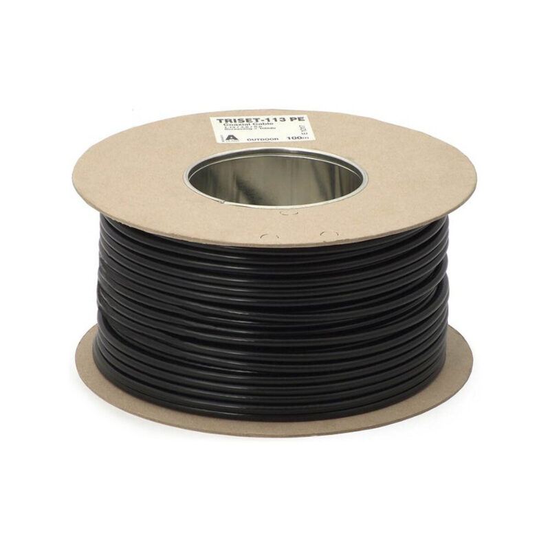 PRZEWÓD KONCENTRYCZNY TRISET-113 75 Om PE+żel Fca klasa A 1,13/4,8/6,8 100 dB - rolka 100m