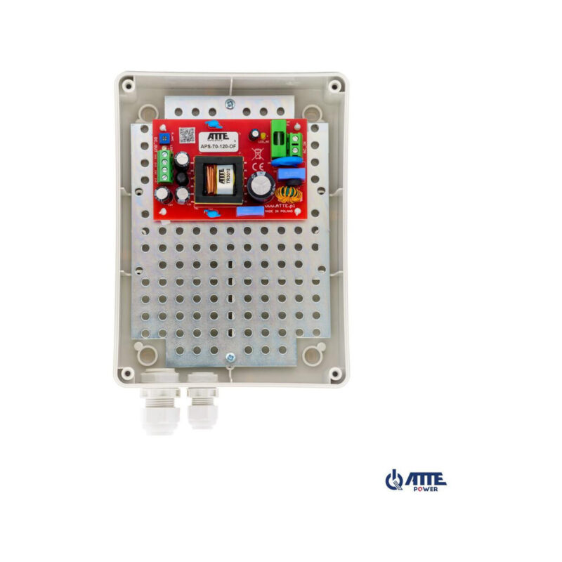 Zasilacz sieciowy SMPS 12V 6A 72W ATTE APS-70-120-M1