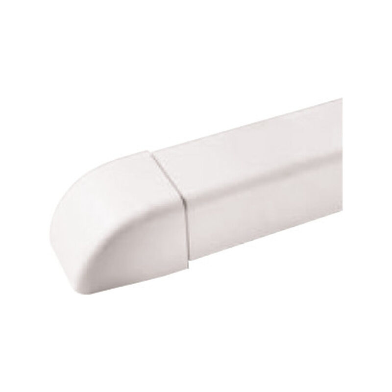 Zakończenie koryta IPEP80 białe IVENSIS