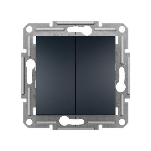 Łącznik podwójny schodowy bez ramki Schneider Asfora EPH0600371 antracyt