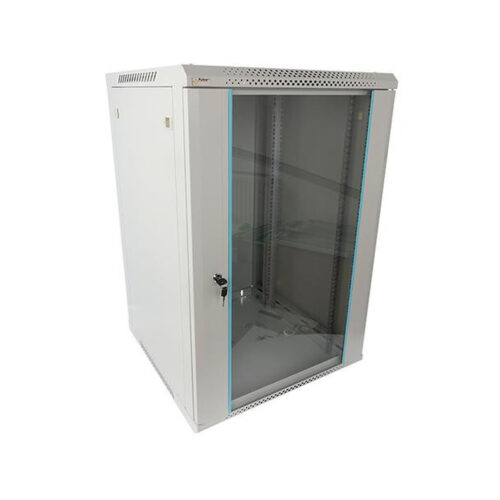 Szafa RACK Pulsar 18U / 19” wisząca do złożenia 600x600 szara