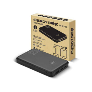 Powerbank everActive Energy Bank EB-11QB 10000 mAh 22,5 W 2x USB-A USB-C czarny