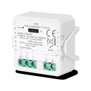 GISE Smart Pojedynczy moduł przekaźnikowy WiFi | Tuya | GSS-WF