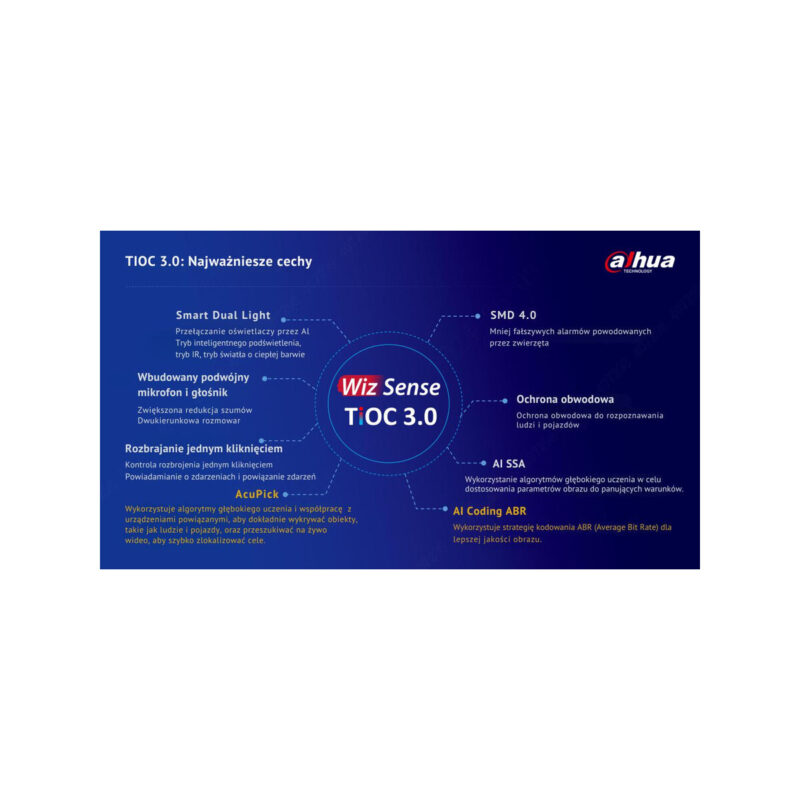 KAMERA IP TIOC 3.0 DAHUA IPC-HFW3549T1-AS-PV-0280B-S5