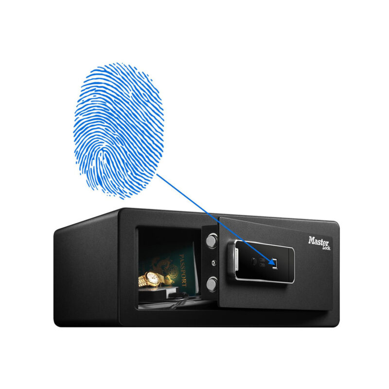 Sejf z czytnikiem linii papilarnych Master Lock LX110BEURHRO