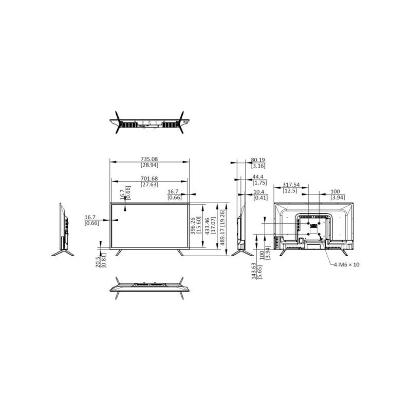 Monitor Hikvision DS-D5032F3-1V0S